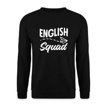 Lustiges Lehrer Lehrerinnen Geschenk - Unisex Pullover - Schwarz - Vorne - Alina (178cm) & Michal (187cm)