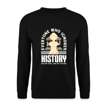 Funny Teacher Teacher Gift - Unisex Sweatshirt - black - Front - Alina (178cm) & Michal (187cm)