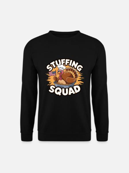 Funny Thanksgiving Turkey - Unisex Sweatshirt - black