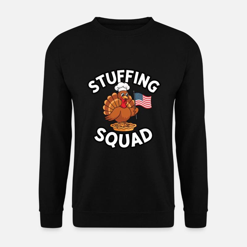 Dinde drôle de Thanksgiving - Sweat-shirt Unisexe - noir