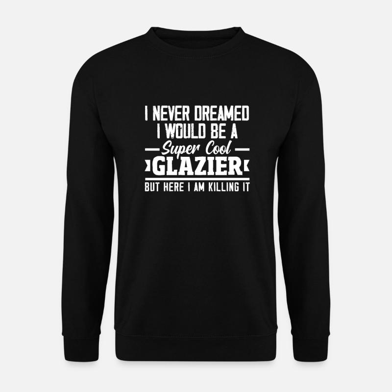 Glaser Geschenk - Unisex Pullover - Schwarz