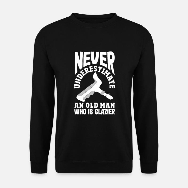 Glaser Geschenk - Unisex Pullover - Schwarz