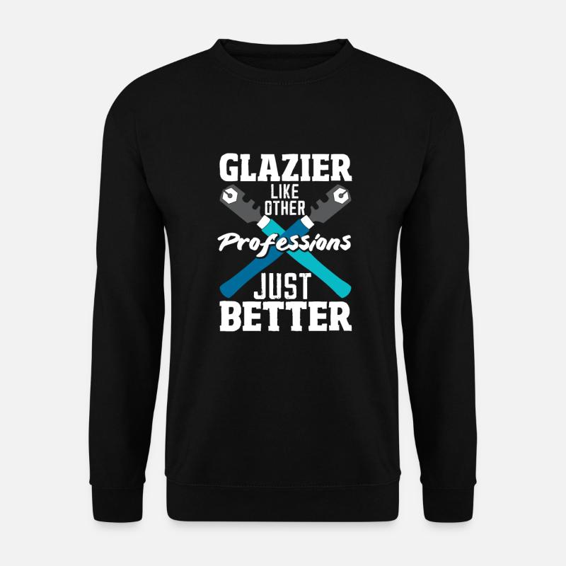 Glaser Geschenk - Unisex Pullover - Schwarz