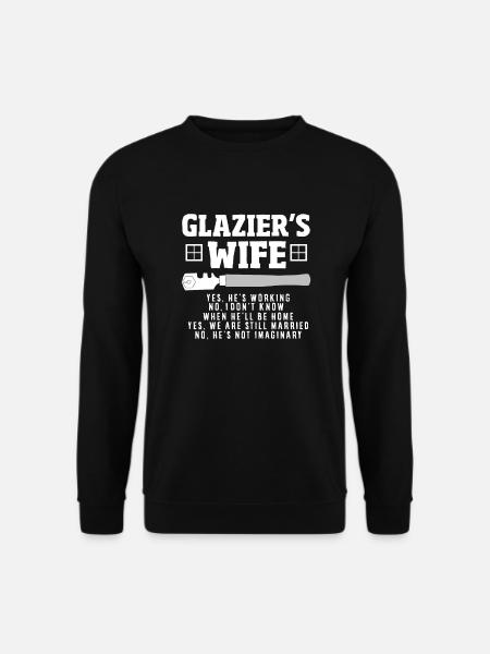 Glaser Geschenk - Unisex Pullover - Schwarz