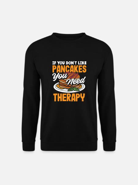 Funny Pancake Lover Gift - Unisex Sweatshirt - black