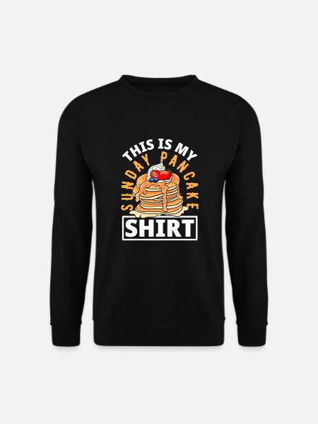 Funny Pancake Lover Gift - Unisex Sweatshirt - black