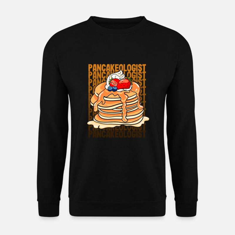 Funny Pancake Lover Gift - Unisex Sweatshirt - black