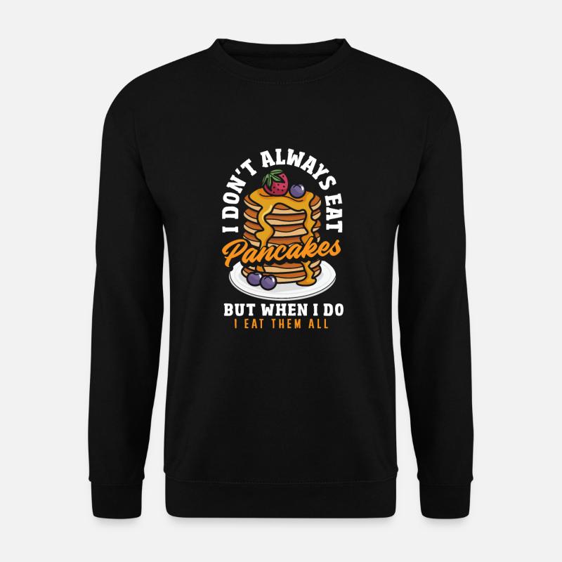 Funny Pancake Lover Gift - Unisex Sweatshirt - black