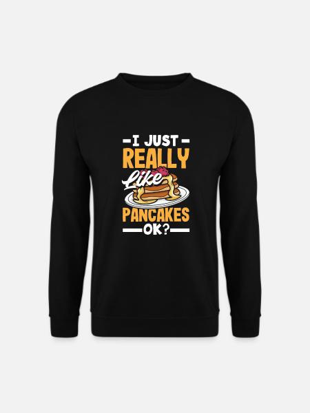 Funny Pancake Lover Gift - Unisex Sweatshirt - black