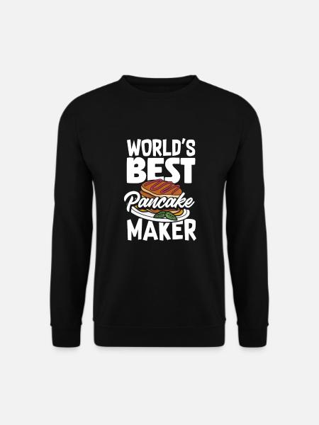 Funny Pancake Lover Gift - Unisex Sweatshirt - black