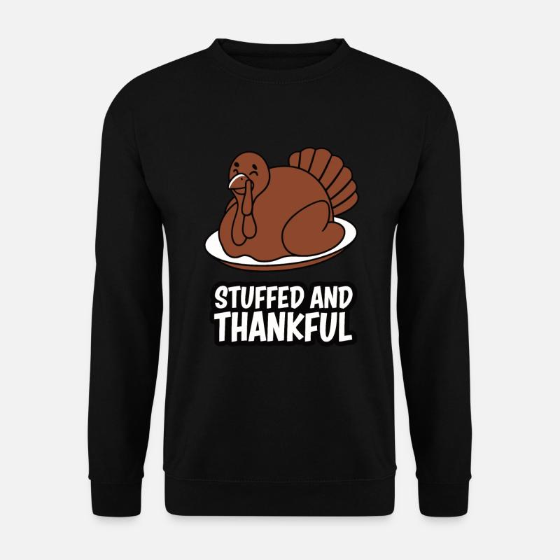 Funny Thanksgiving Turkey - Unisex Sweatshirt - black