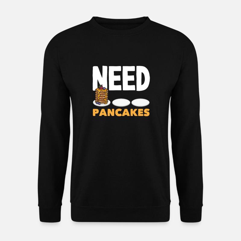 Funny Pancake Lover Gift - Unisex Sweatshirt - black