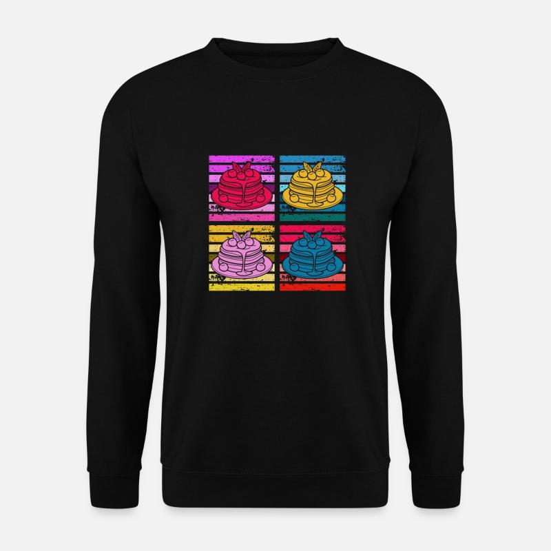Funny Pancake Lover Gift - Unisex Sweatshirt - black