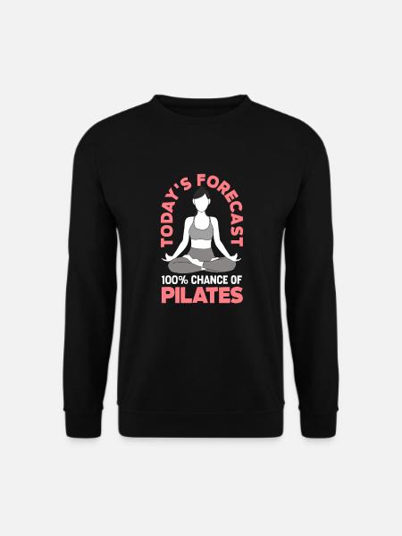 Today's Prediction 100% Pilates - Unisex Sweatshirt - black