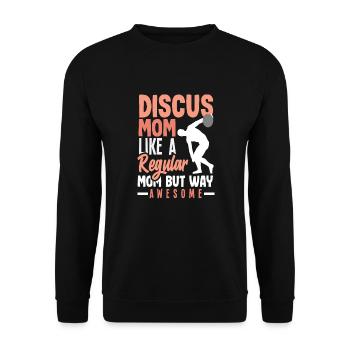 Lancer du disque Athlète Cadeau d’athlète - Sweat-shirt Unisexe - noir - Devant - Alina (178cm) & Michal (187cm)