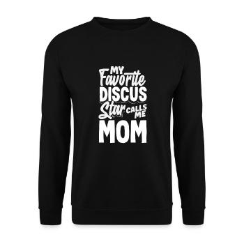 Lancer du disque Athlète Cadeau d’athlète - Sweat-shirt Unisexe - noir - Devant - Alina (178cm) & Michal (187cm)