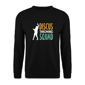 Lancer du disque Athlète Cadeau d’athlète - Sweat-shirt Unisexe - noir - Devant - Alina (178cm) & Michal (187cm)