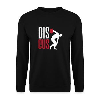 Lancer du disque Athlète Cadeau d’athlète - Sweat-shirt Unisexe - noir - Devant - Alina (178cm) & Michal (187cm)