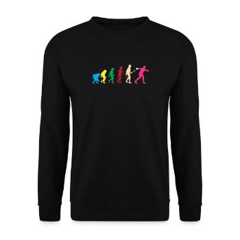 Lancer du disque Athlète Cadeau d’athlète - Sweat-shirt Unisexe - noir - Devant - Alina (178cm) & Michal (187cm)