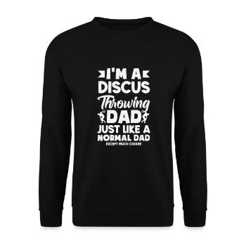 Lancer du disque Athlète Cadeau d’athlète - Sweat-shirt Unisexe - noir - Devant - Alina (178cm) & Michal (187cm)