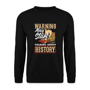 Funny Teacher Teacher Gift - Unisex Sweatshirt - black - Front - Alina (178cm) & Michal (187cm)