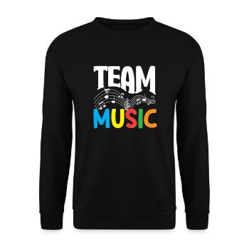 Funny Teacher Teacher Gift - Unisex Sweatshirt - black - Front - Alina (178cm) & Michal (187cm)
