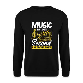 Funny Teacher Teacher Gift - Unisex Sweatshirt - black - Front - Alina (178cm) & Michal (187cm)