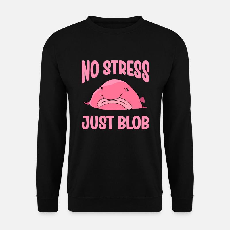 Funny Blobfish Cute Blobfish - Unisex Sweatshirt - black