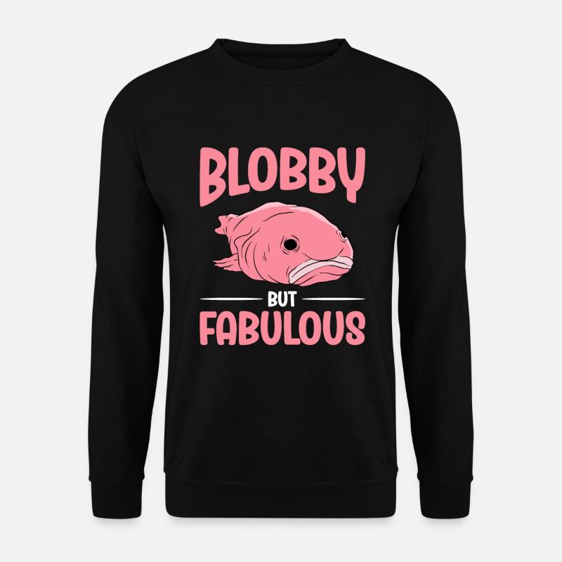 Funny Blobfish Cute Blobfish - Unisex Sweatshirt - black