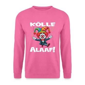 Karneval Kostüm Fasching Fastnacht - Unisex Pullover - Pink - Vorne