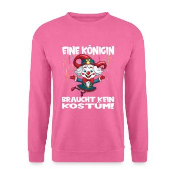 Karneval Kostüm Fasching Fastnacht - Unisex Pullover - Pink - Vorne