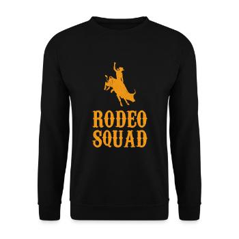 Tenue de rodéo Équitation de taureau - Sweat-shirt Unisexe - noir - Devant - Alina (178cm) & Michal (187cm)