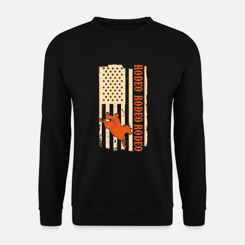 Rodeo Outfit Bull Riding - Unisex Sweatshirt - black