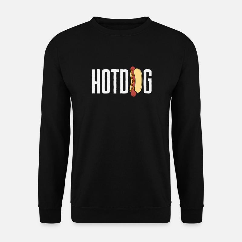 Hot Dog Lover Design Funny Style - Unisex Sweatshirt - black