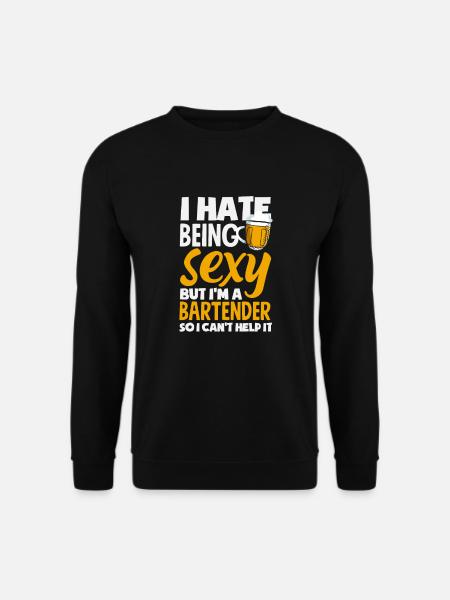 Funny Bartender Saying Bartender Gift - Unisex Sweatshirt - black