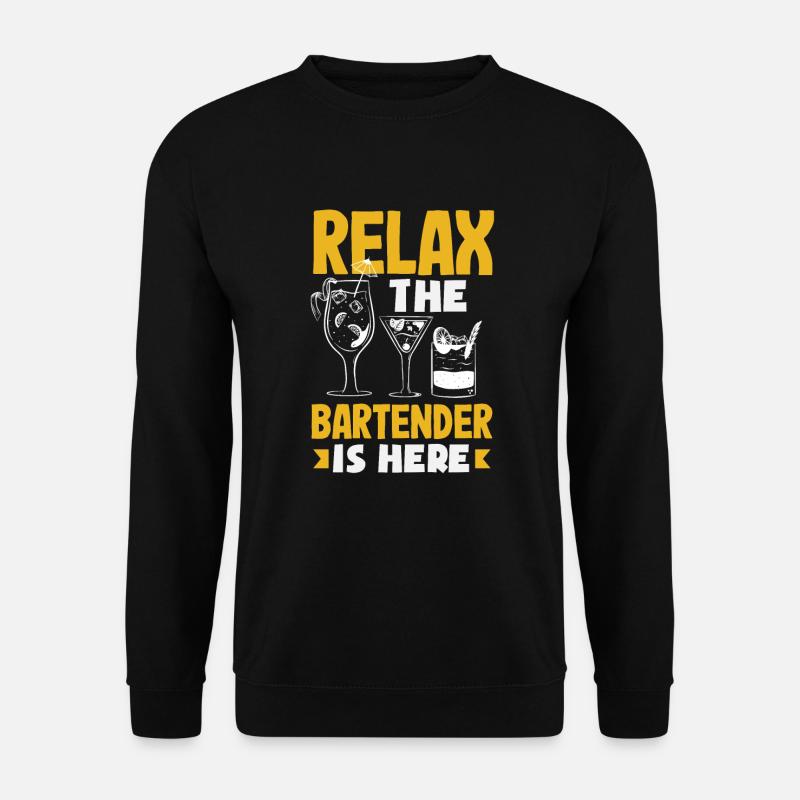 Funny Bartender Saying Bartender Gift - Unisex Sweatshirt - black