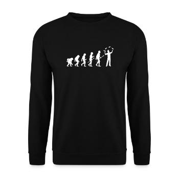 Funny Bartender Saying Bartender Gift - Unisex Sweatshirt - black - Front - Alina (178cm) & Michal (187cm)