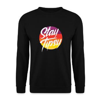 Funny Bartender Saying Bartender Gift - Unisex Sweatshirt - black - Front - Alina (178cm) & Michal (187cm)