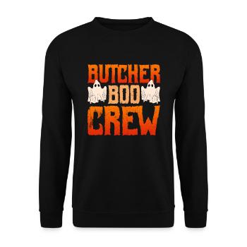 Boucher d'Halloween Boucher d'Halloween - Sweat-shirt Unisexe - noir - Devant - Alina (178cm) & Michal (187cm)