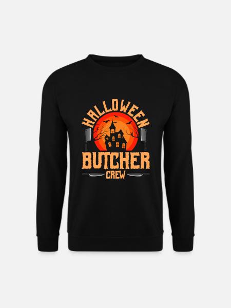 Halloween Metzger Halloween Fleischer - Unisex Pullover - Schwarz