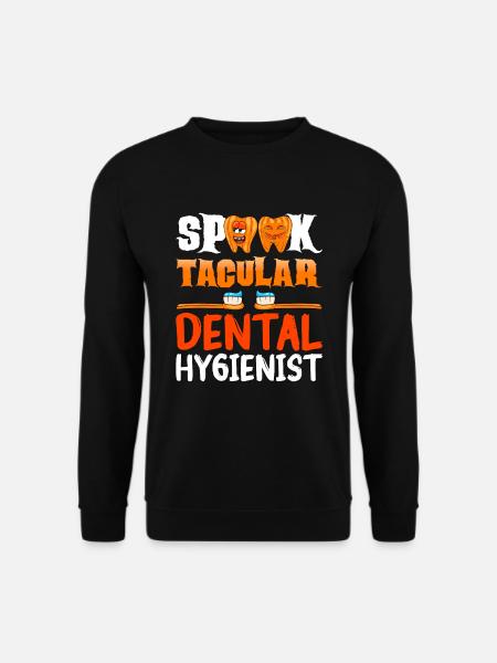 Dentist Halloween Dental Assistant - Unisex Sweatshirt - black