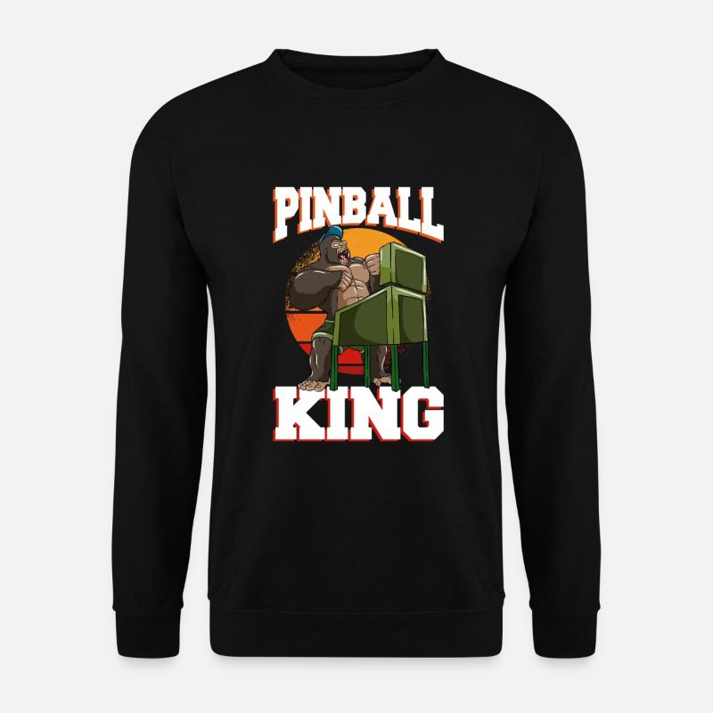 Pinball Machine Flipper Machine - Unisex Sweatshirt - black