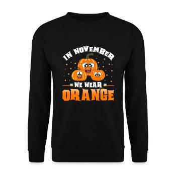 Zahnarzt Halloween Zahnarzthelferin - Unisex Pullover - Schwarz - Vorne - Alina (178cm) & Michal (187cm)