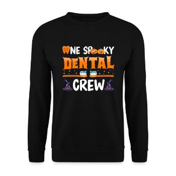 Dentiste Halloween assistant dentaire - Sweat-shirt Unisexe - noir - Devant - Alina (178cm) & Michal (187cm)