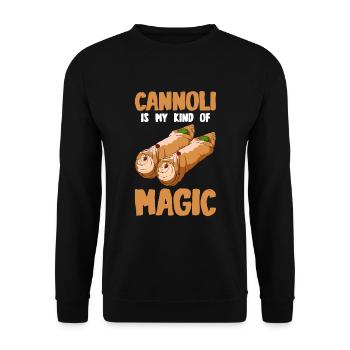 Cannoli Cannolo - Sweat-shirt Unisexe - noir - Devant - Alina (178cm) & Michal (187cm)