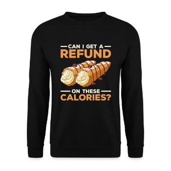 Cannoli Cannolo - Unisex Pullover - Schwarz - Vorne - Alina (178cm) & Michal (187cm)