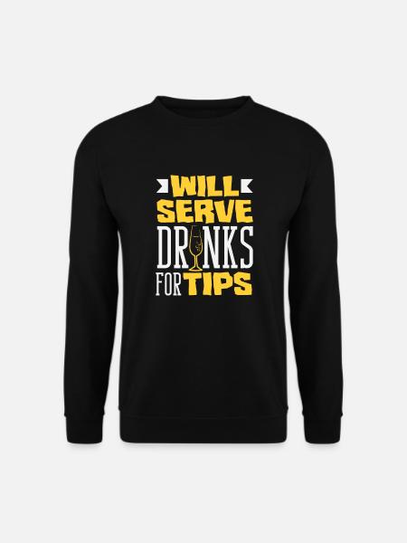 Funny Bartender Saying Bartender Gift - Unisex Sweatshirt - black