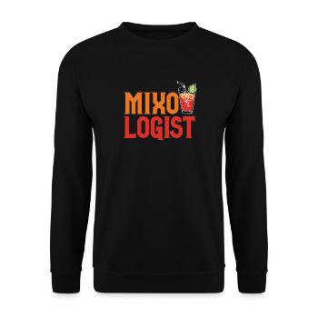 Funny Bartender Saying Bartender Gift - Unisex Sweatshirt - black - Front - Alina (178cm) & Michal (187cm)