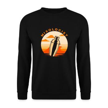 Barman drôle disant cadeau de barman - Sweat-shirt Unisexe - noir - Devant - Alina (178cm) & Michal (187cm)
