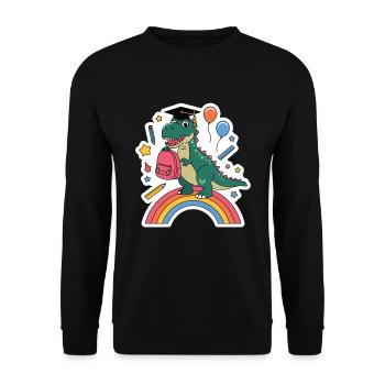 100th Day Of School 100 Day Of School Kids - Unisex Sweatshirt - black - Front - Alina (178cm) & Michal (187cm)